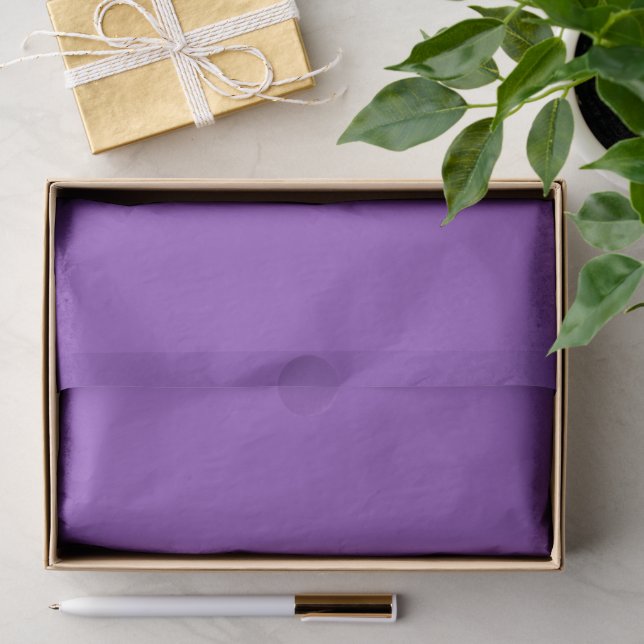Papel De Seda Roxo (Presente)