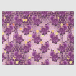 Papel De Seda Roxo Bee Series Design 6