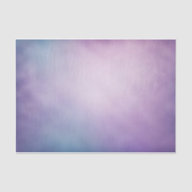 Papel De Seda Roxo de Gradação, Lilac, Elegante Azul (Frente )
