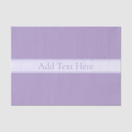 Papel De Seda Roxo de Lavanda Leve Elegante Personalizável