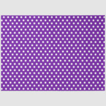 Roxo Escuro com Bolinhas brancas