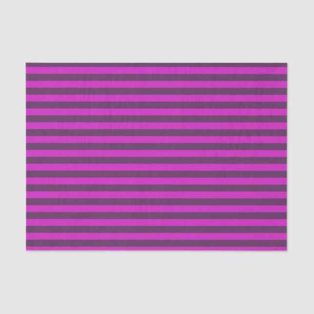 Papel De Seda Roxo Escuro e Stripes Magenta (Frente )