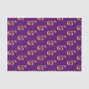 Papel De Seda Roxo, evento do ouro 65th do falso