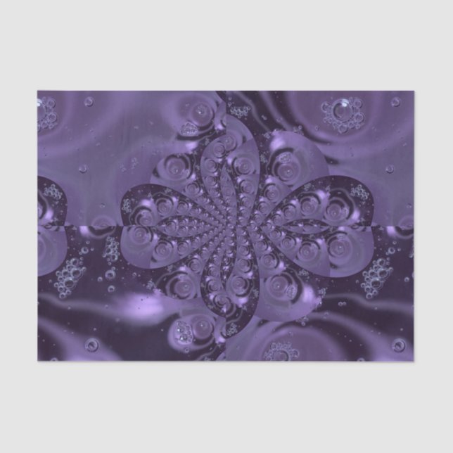 Papel De Seda Roxo Líquido Roxo Elegante (Frente )