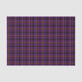 Papel De Seda Roxo Médio e Tartan Laranja 02