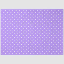 Roxo Pastel Com Bolinhas Brancas Irregulares