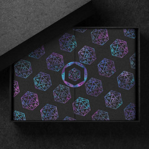 Papel De Seda RPG Dados Nebula Fantasy Retro Jogo de Mesa PnP