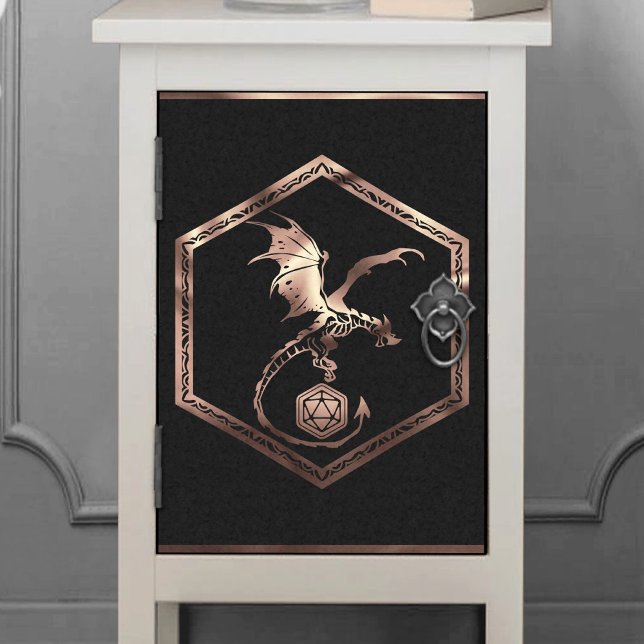 Papel De Seda RPG Dragão | Dados de Jogo de Interpretação de Fan (Criador carregado)