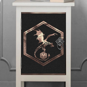 Papel De Seda RPG Dragão Dados de Jogo de Tabuleiro de Fantasi