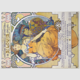 Papel De Seda Rua, exposição Louis, Mucha