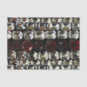 Papel De Seda Rubis, Rhinestone, diamantes, joias, pérolas