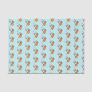 Papel De Seda Ruby Cavalier King Charles Spaniel Birthday   