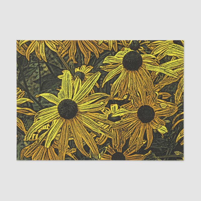 PAPEL DE SEDA RUDBECKIAS (Frente )