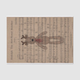 Papel De Seda Rudolph Red Nose Reindeer