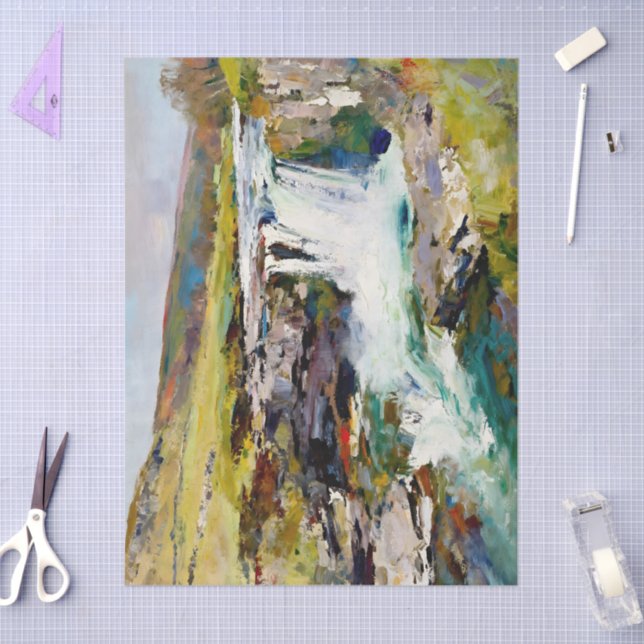 Papel De Seda "Rush of Dales" - Uma paisagem de Yorkshire (Arte )