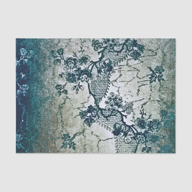 Papel De Seda Russo,rendas,floral,vitoriano,gótico,papel de pare (Frente )