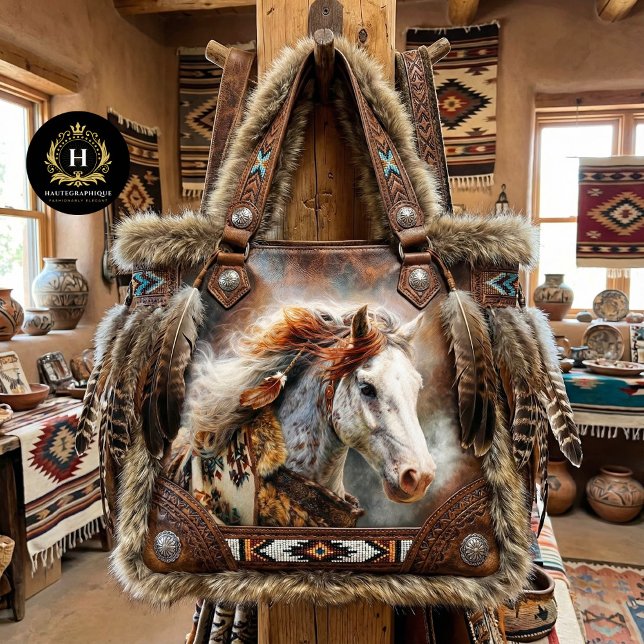 Papel De Seda Rustic Appaloosa Western Portrait (Criador carregado)