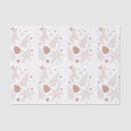 Papel De Seda Rustic Brown Christmas Holiday Gift