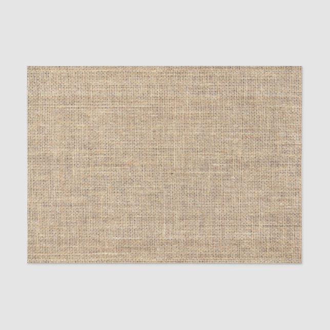 Papel De Seda Rustic Country Vintage Burlap (Frente )