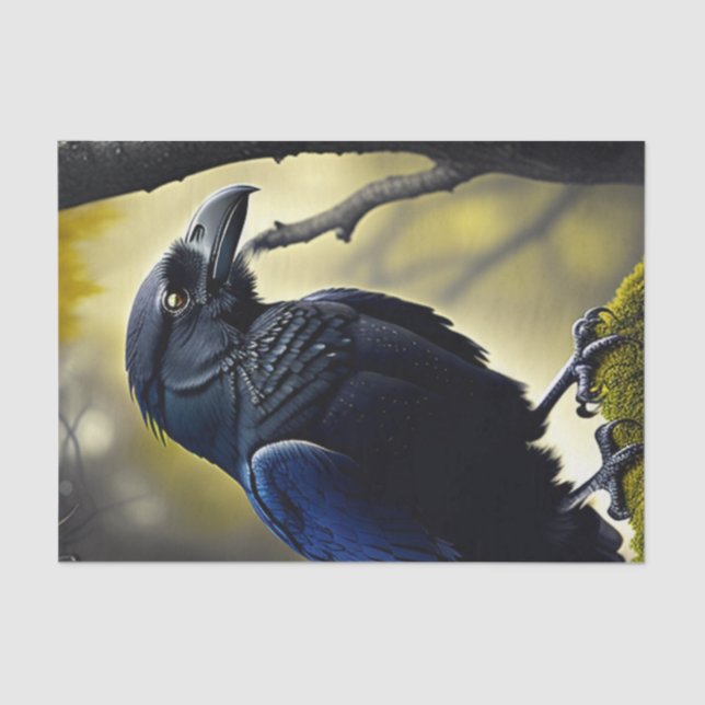 Papel De Seda Rustic Raven - Natures Guardian (Frente )