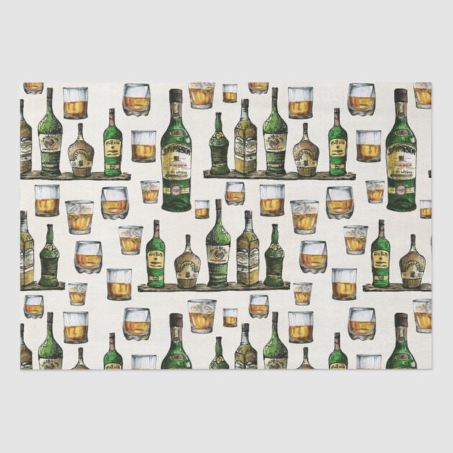 Papel De Seda Rustic Whiskey (Frente )