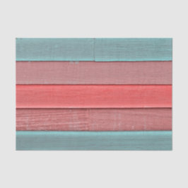 Papel De Seda Rústico País Verde Azul Rosa Grão de Madeira