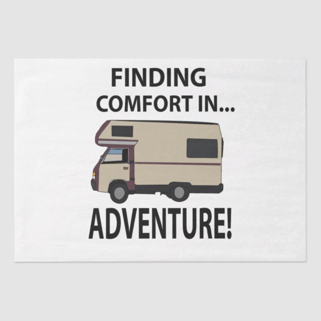 Papel De Seda RV Camping Adventure Rving (Frente )