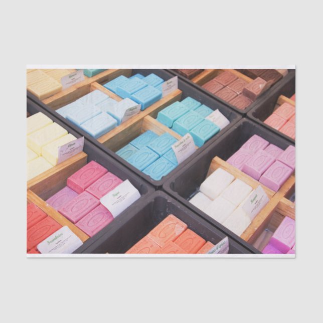 Papel De Seda Sabão Francês Da Província, França (Frente )