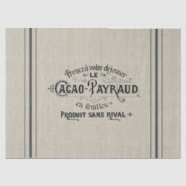 Papel De Seda Saco francês da grão do cacau