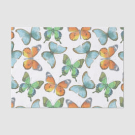 Papel De Seda Safari da aguarela: Borboletas