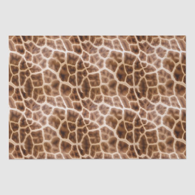 Papel De Seda Safari Giraffe Impressão (Frente )
