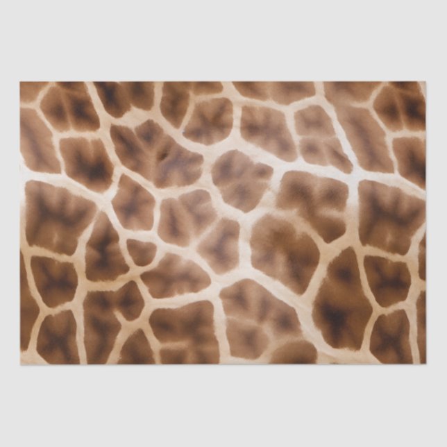 Papel De Seda Safari Giraffe Large Impressão (Frente )