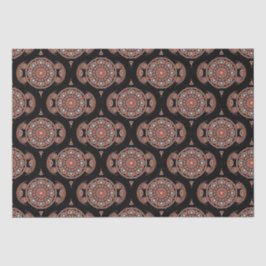 Papel De Seda Safari Sunset Bohemian Star Fall Mandala Retro 70s