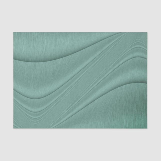Papel De Seda Sage Green Shimmering Contour (Frente )
