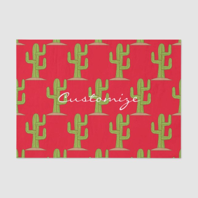 Papel De Seda Saguaro Cactus Thunder_Cove (Frente )