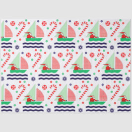 Papel De Seda Sailing Nautical Christmas Holiday Gift