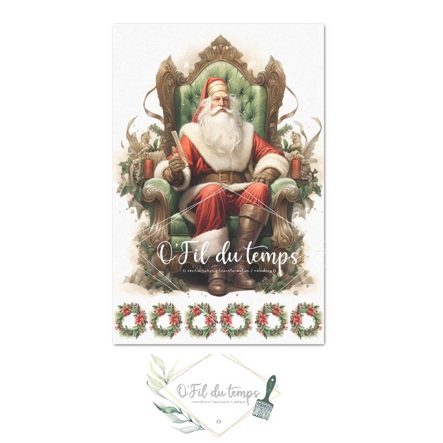 Papel De Seda Saint-Nic Holiday Decoupage Paper (Criador carregado)