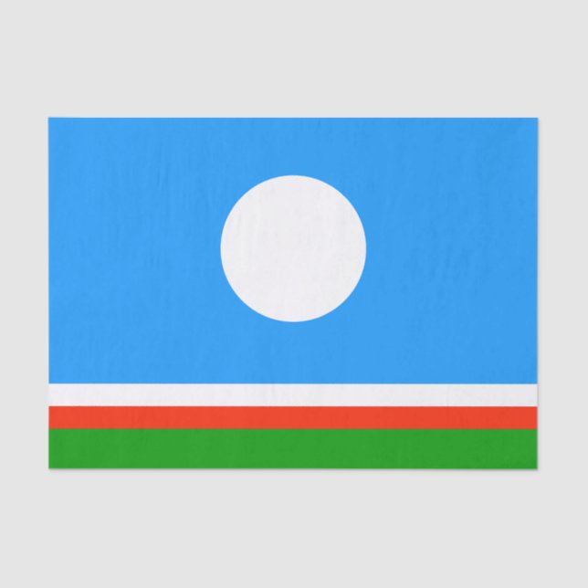 Papel De Seda Sakha Flag (Frente )