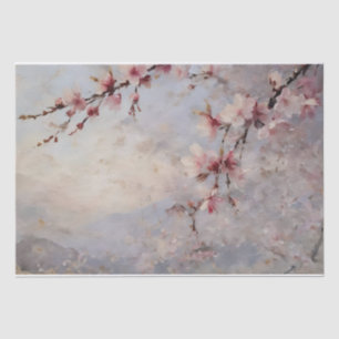 Papel De Seda Sakura Aquarela Decoupage