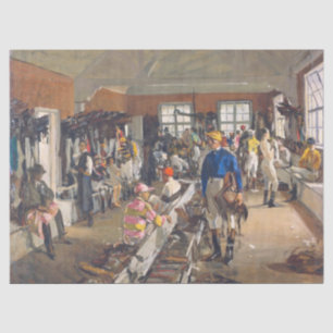 Papel De Seda Sala de camas dos Jockeys em Ascot Racecril