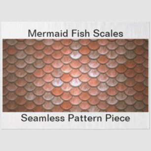 Papel De Seda Salmão Sereia Decoupage Sem Olhos