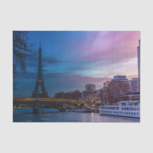 Papel De Seda Salto de sol sobre torre Eiffel - Paris, França, 