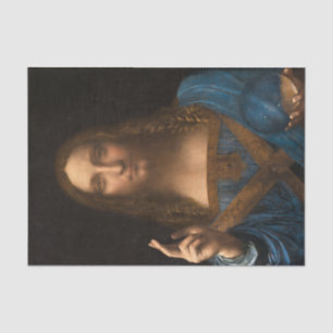 Papel De Seda Salvator Mundi por Leonardo da Vinci
