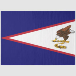 Papel De Seda Samoa americana Flag