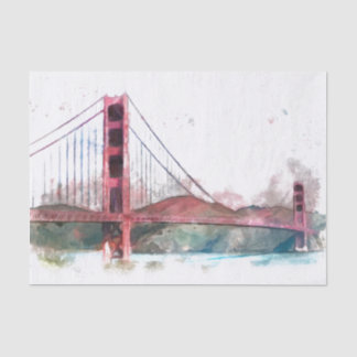 Papel De Seda San Francisco, CA - Ponte Ouro da Porta