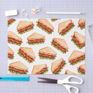 Papel De Seda Sanduíche BLT