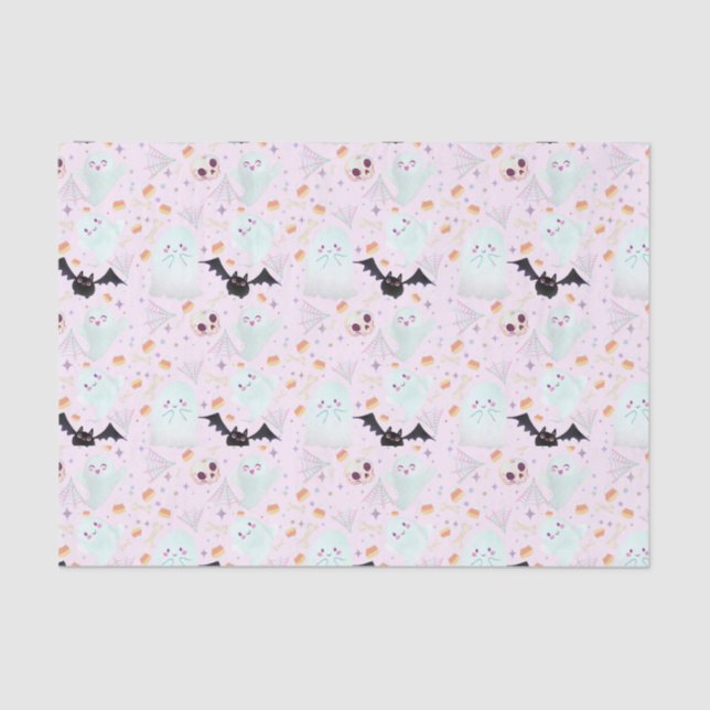 Papel De Seda sanduíche rosa assustador (Frente )