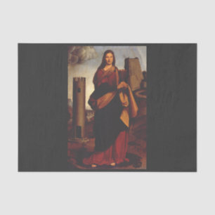Papel De Seda Santa Bárbara por Giovanni Antonio Boltraffio