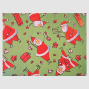 Papel De Seda santa Claus