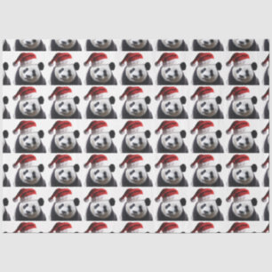 Papel De Seda Santa Claus Panda Bear